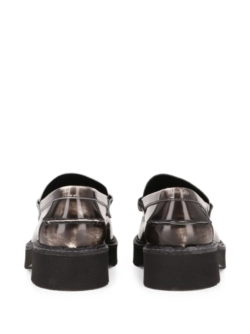 Tod's leather penny loafers Grijs