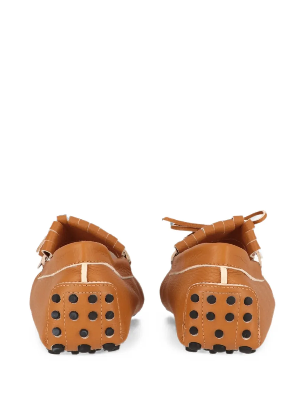 Tod's fringe-detail Gommino loafers Bruin
