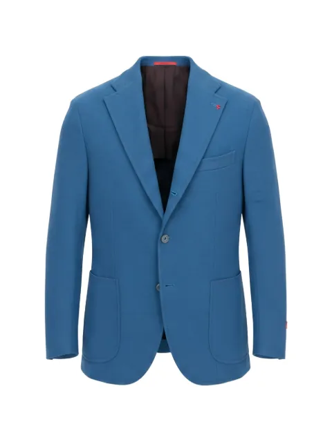 Isaia single-breasted notch-lapel blazer