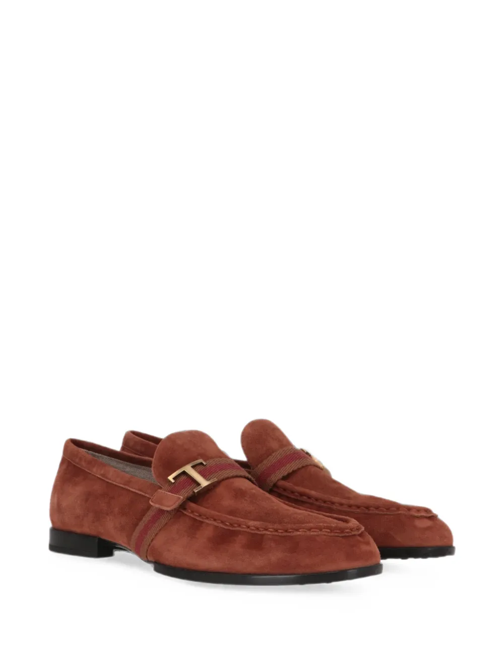 Tod's T Timeless suede loafers Bruin