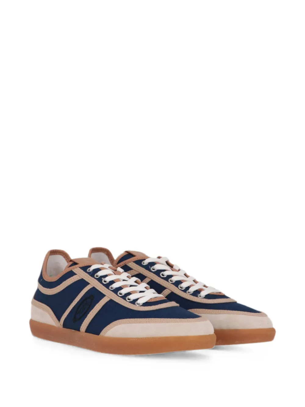 Tod's logo-patch Gommino sneakers Blauw