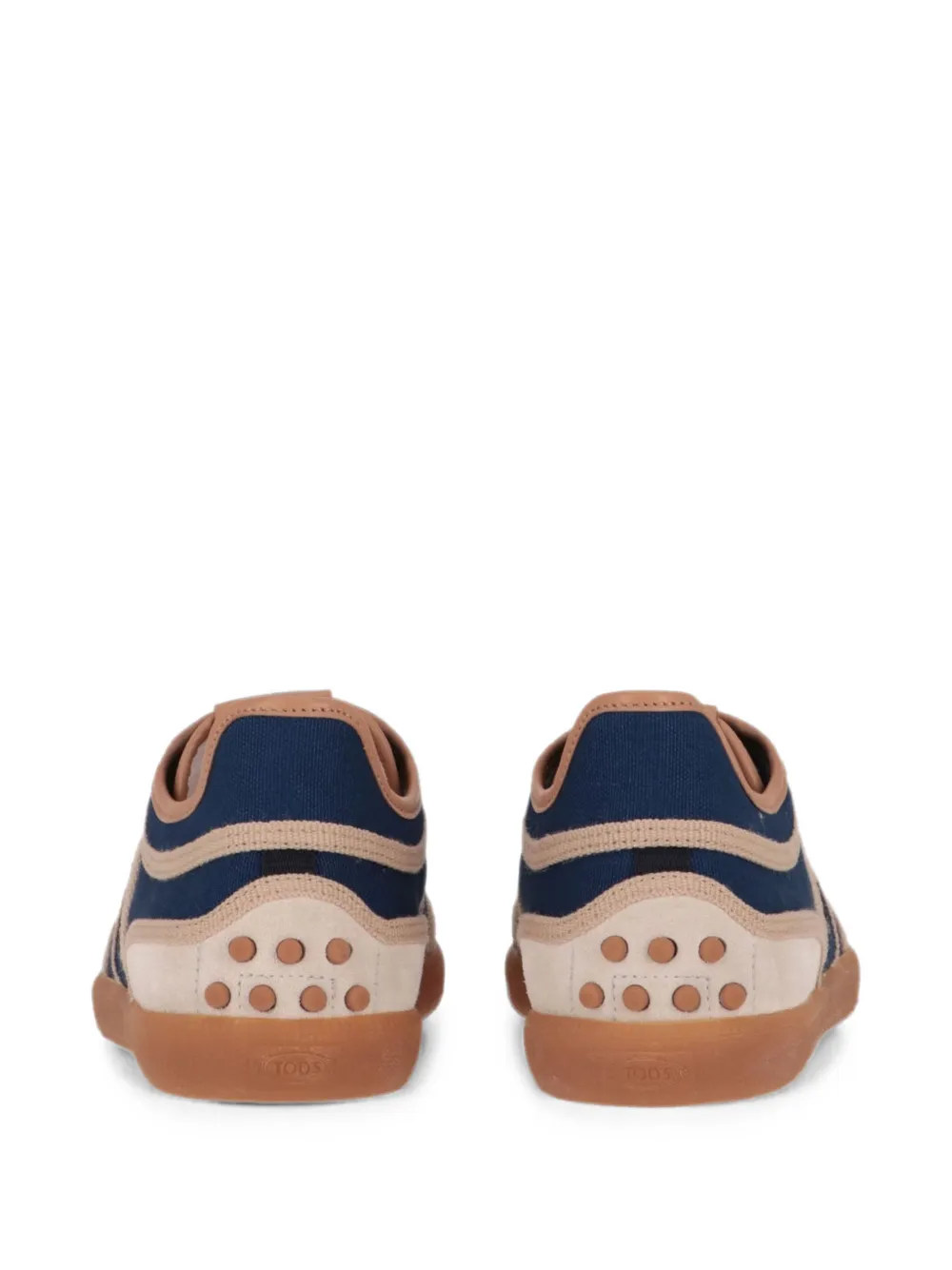 Tod's logo-patch Gommino sneakers Blauw