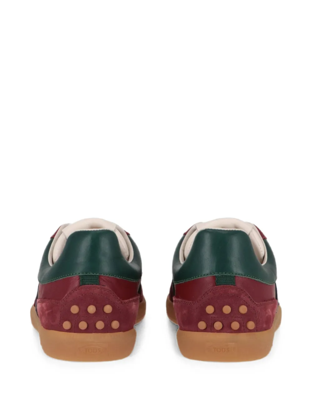 Tod's Gommino-detail panelled sneakers Rood