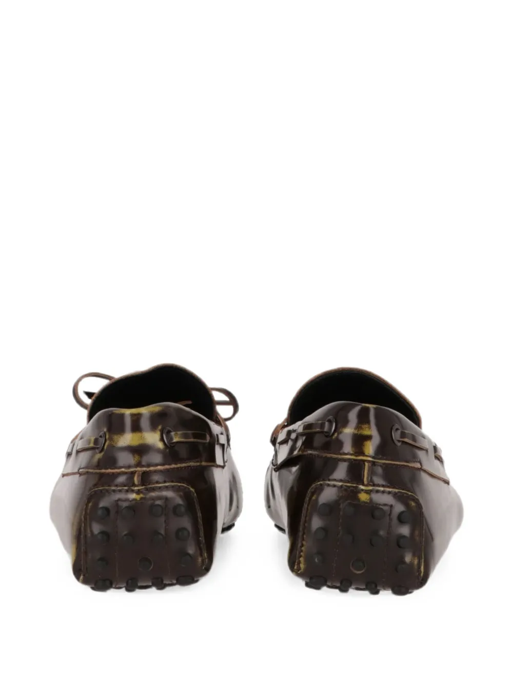 Tod's bow-detail Gommino loafers Bruin