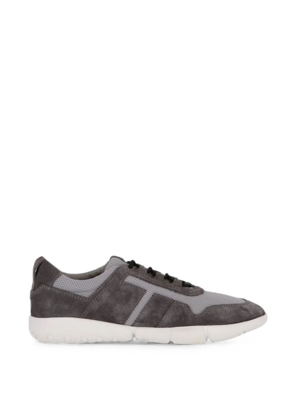 Tod's suede panelled sneakers Grijs