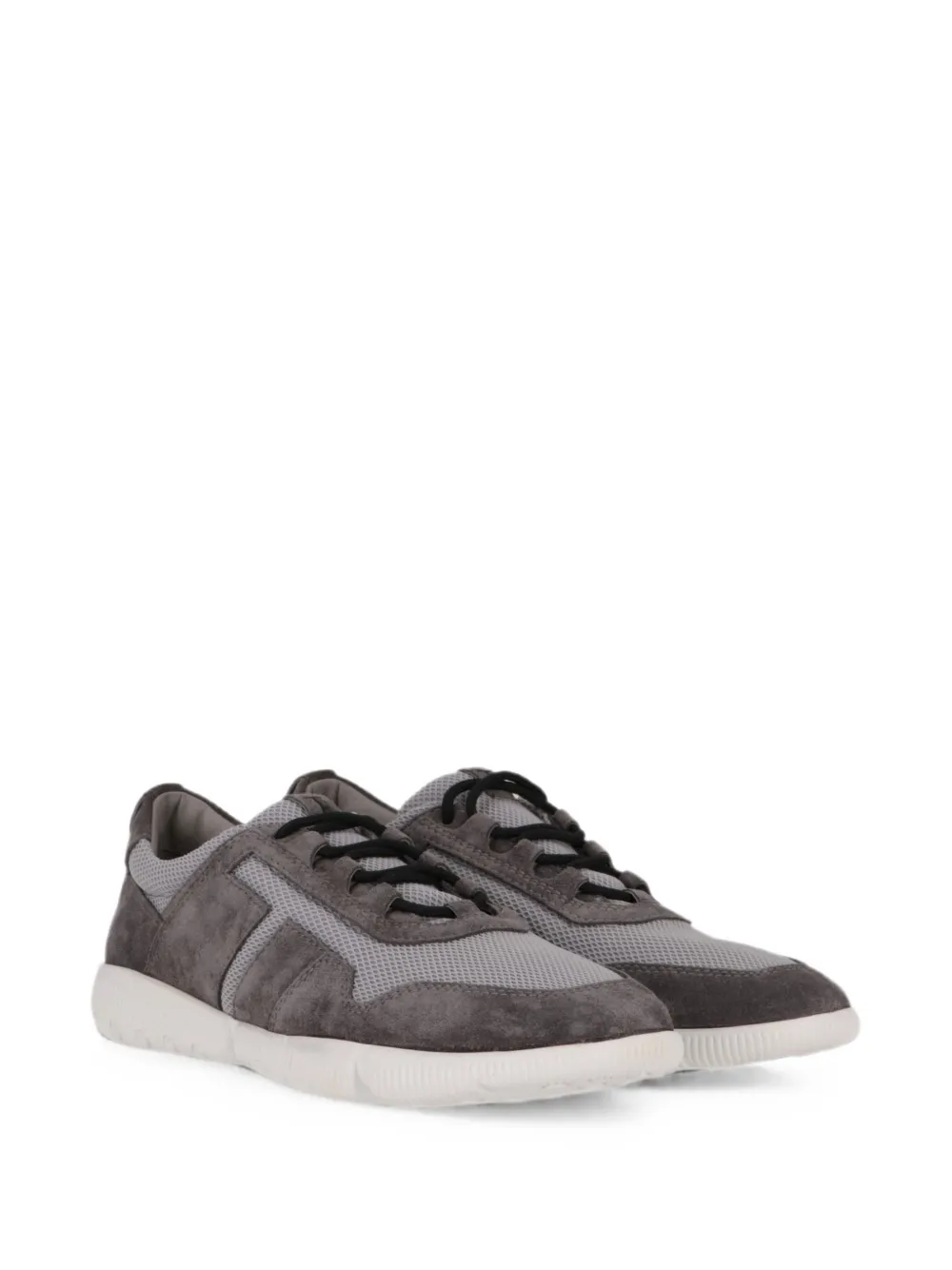 Tod's suede panelled sneakers Grijs