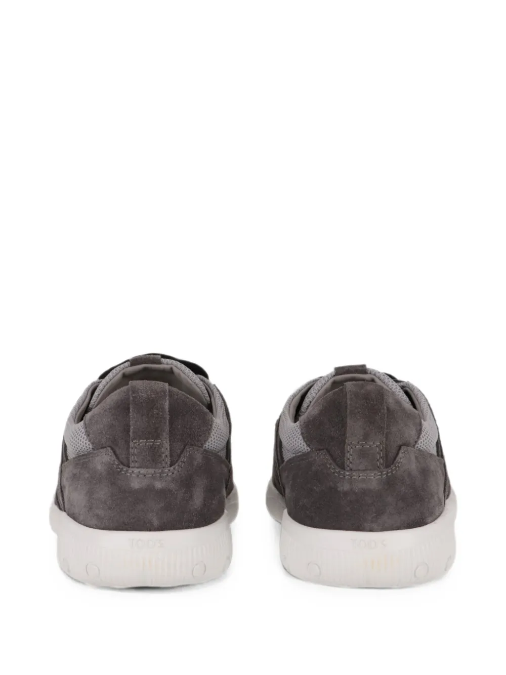 Tod's suede panelled sneakers Grijs