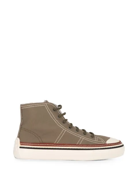 Tod's Gomma pebble-detail high-top sneakers