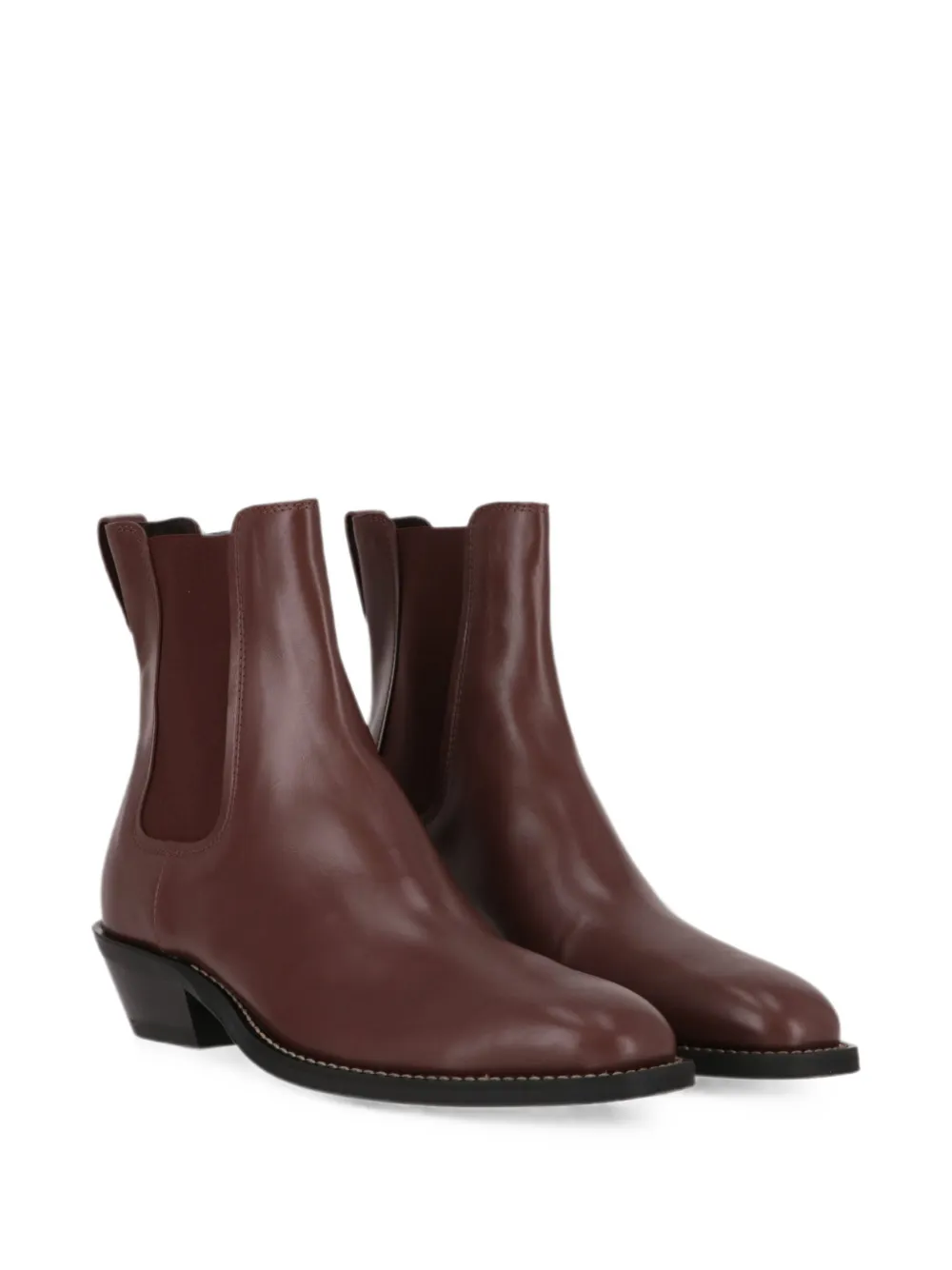 Tod's elasticated-side leather boots Bruin