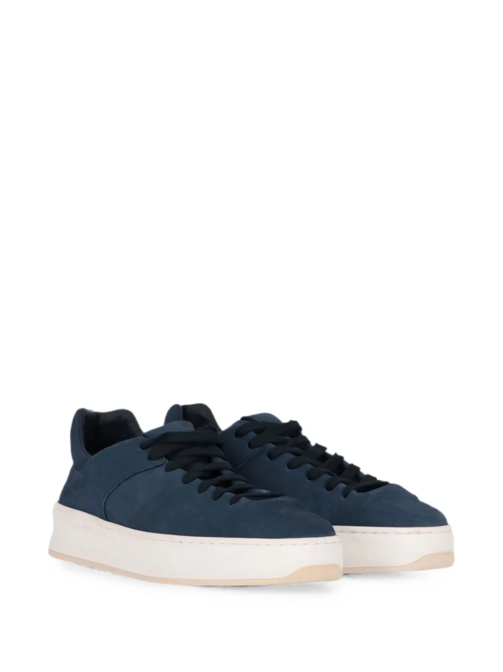 Tod's lace-up nubuck sneakers Blauw