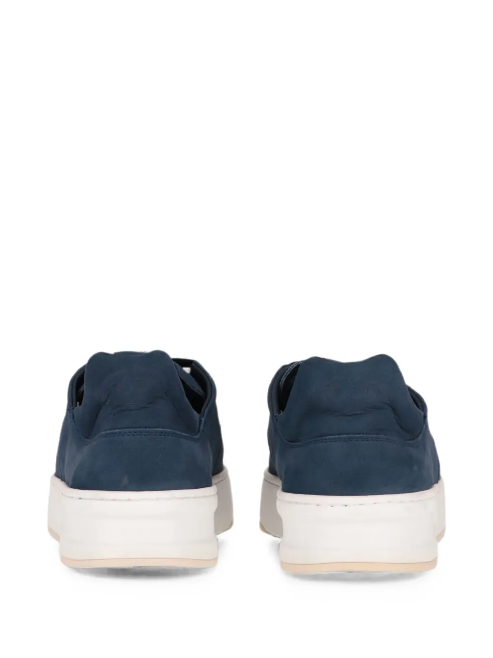 Tod's lace-up nubuck sneakers Blauw
