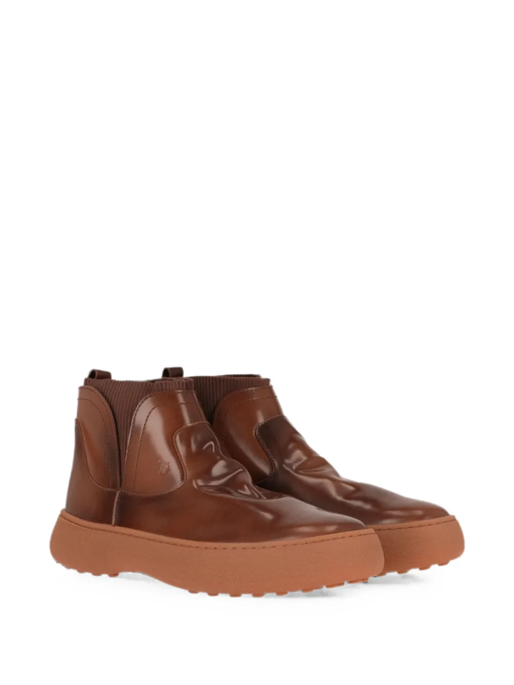 Tod's T-monogram leather sneakers Bruin
