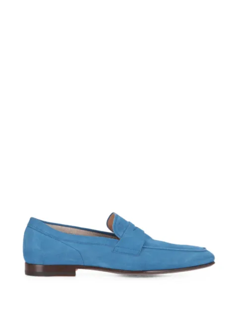 Tod's suede penny loafers