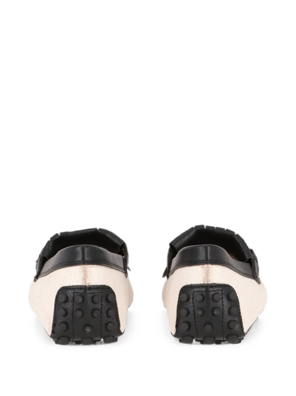Tod's tassel-detail fringed loafers Beige
