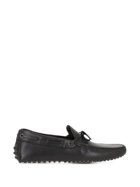 Tod's bow-detail leather loafers