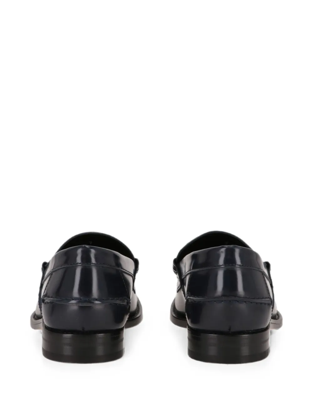 Tod's chain-link leather loafers Blauw