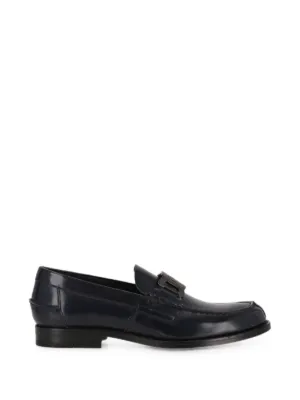 Tod's スエード ペニーローファー | ブルー | FARFETCH JP