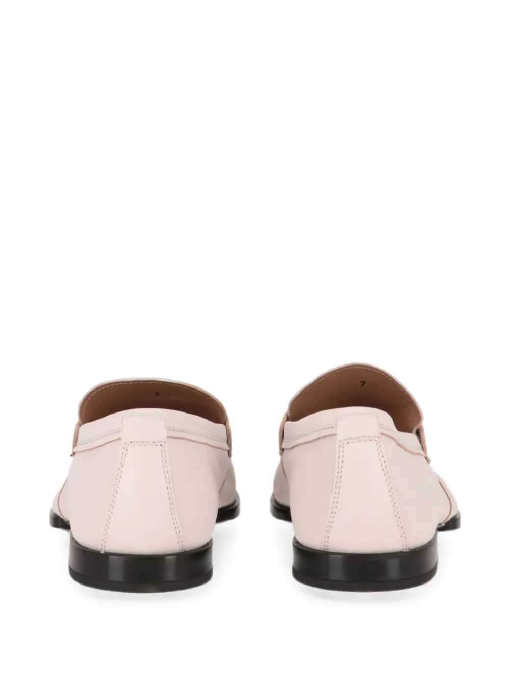 Tod's logo-embossed penny loafers Beige