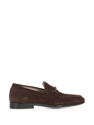 Ferragamo ガンチーニ スエード ローファー | ブラウン | FARFETCH JP