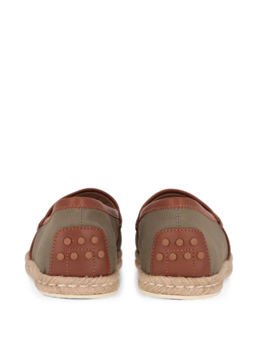 Tod's tassel-detail espadrille loafers Groen