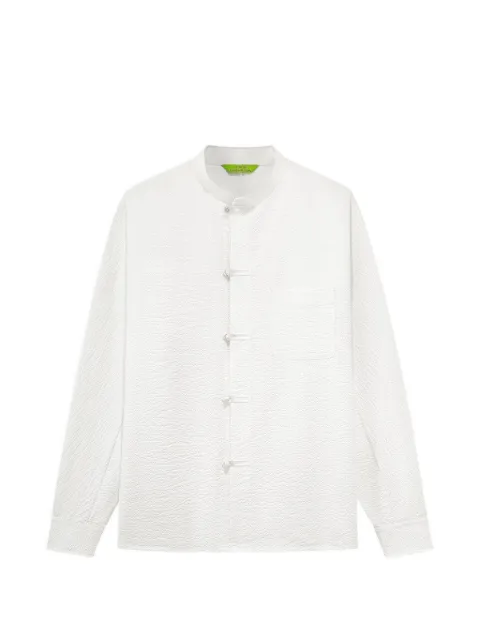 Shanghai Tang Tang frog-fastening shirt