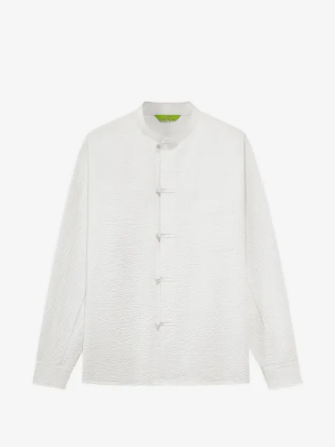 Shanghai Tang Tang frog-fastening shirt