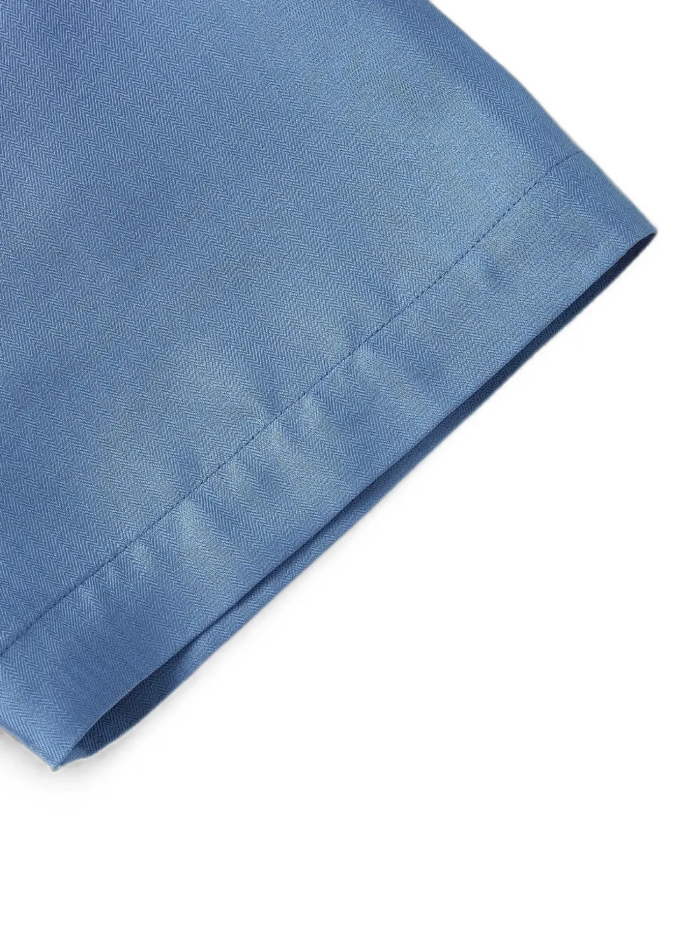 Shanghai Tang Shirtjack met visgraat-patroon Blauw