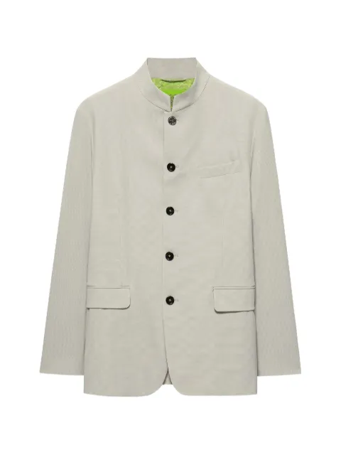 Shanghai Tang mandarin-collar five-button jacket