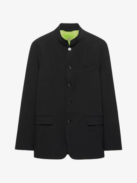 Shanghai Tang mandarin-collar single-breasted jacket
