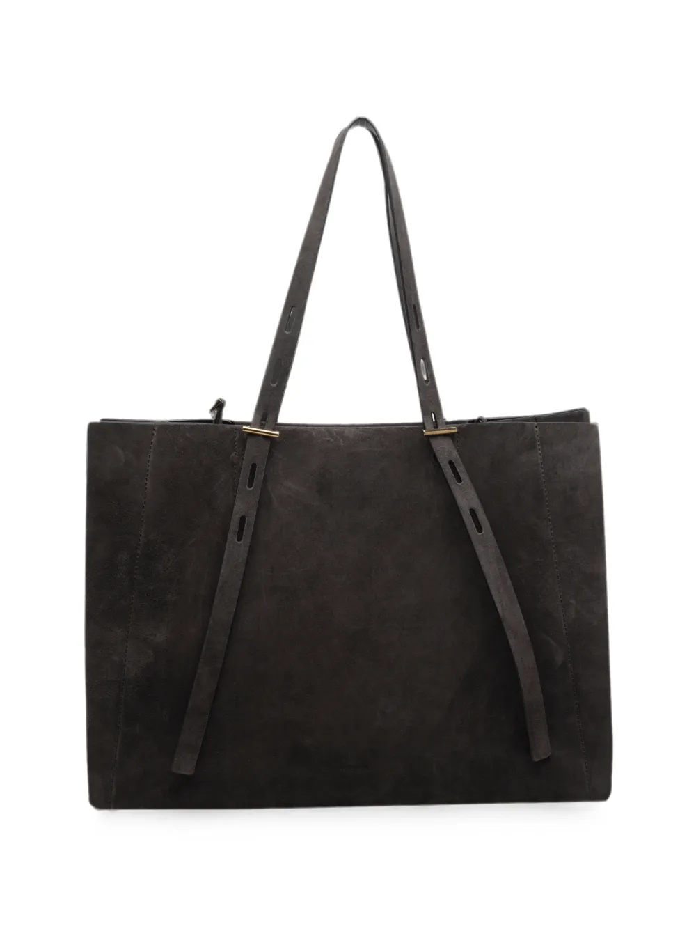 Minobossi Paula Suede Tote Bag In Brown