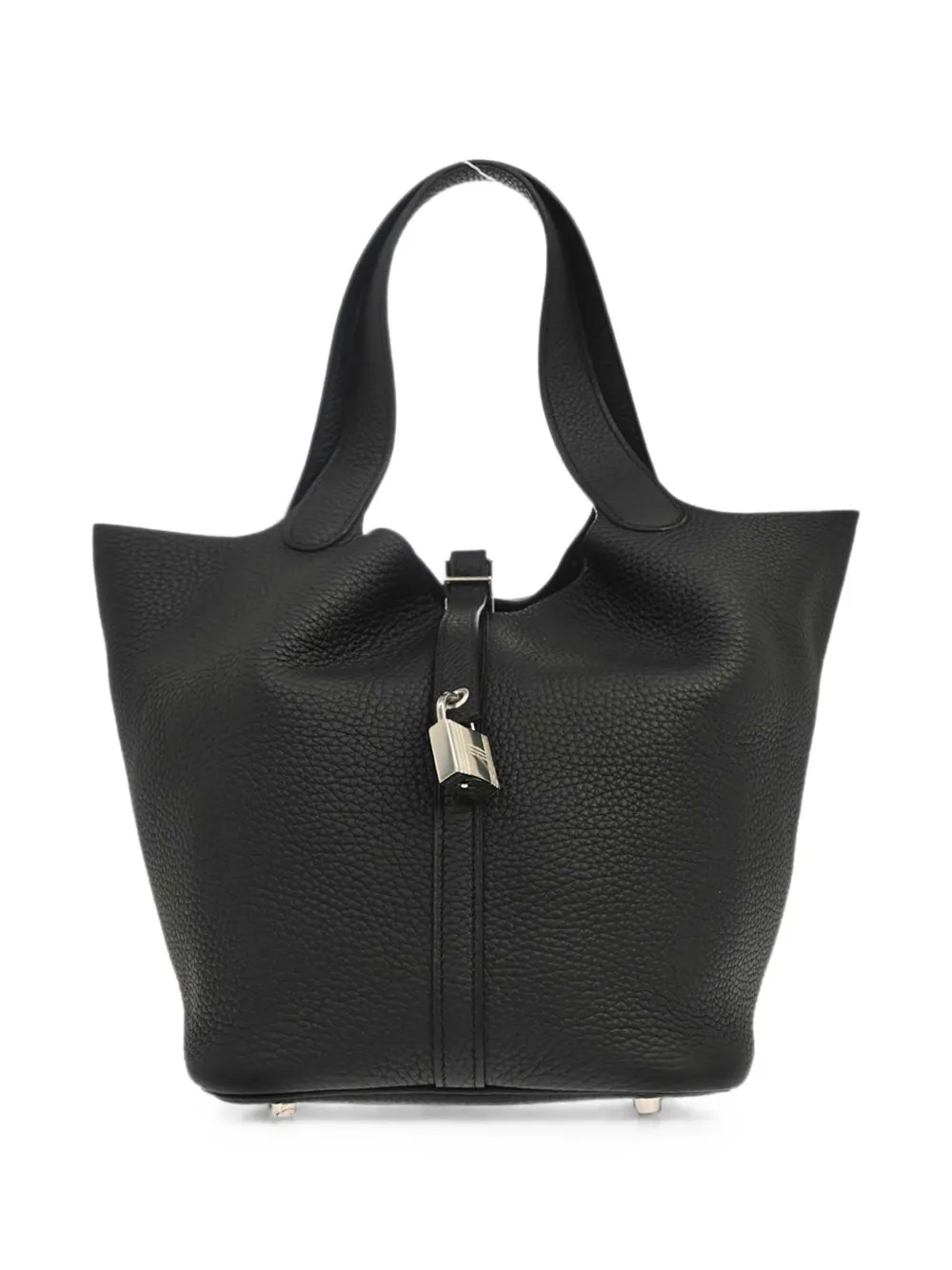Pre-owned Hermes 2017 Mm Picotin Lock 22 Tote Bag In Black