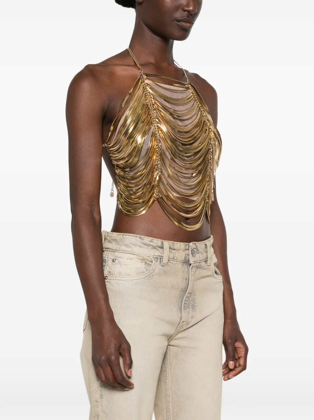 Cult Gaia Kye top Goud
