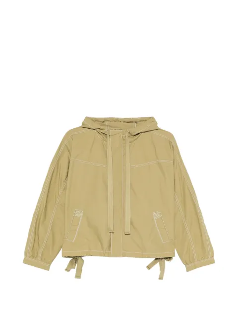 DAMSON MADDER Blake hooded jacket - sage