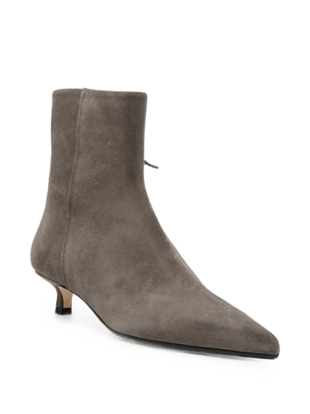 Aeyde Sofie pointed-toe ankle boots Grijs
