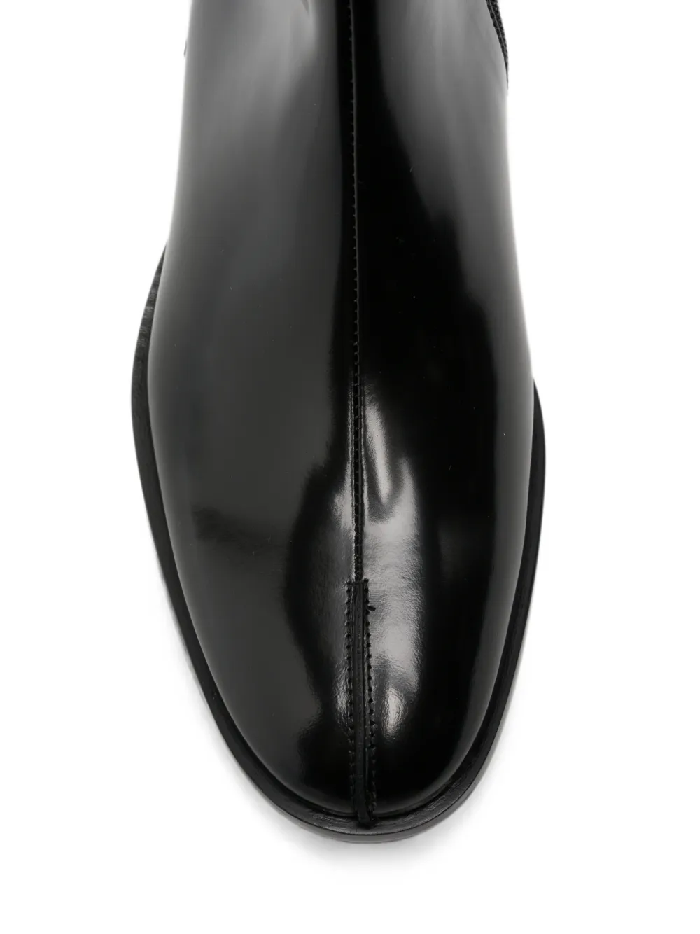 MM6 Maison Margiela almond-toe ankle boots Zwart