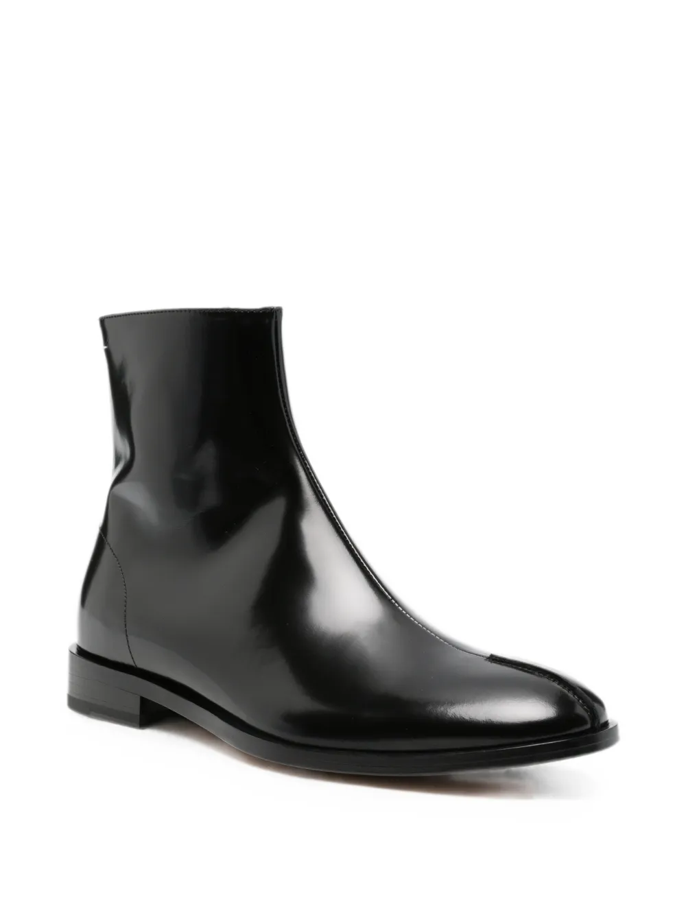 MM6 Maison Margiela almond-toe ankle boots Zwart