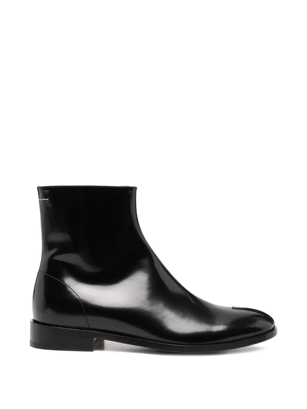 MM6 Maison Margiela almond-toe ankle boots Zwart
