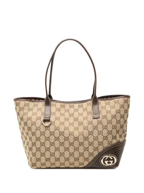 Gucci Pre-Owned 2000-2015 GG Canvas New Britt tote bag