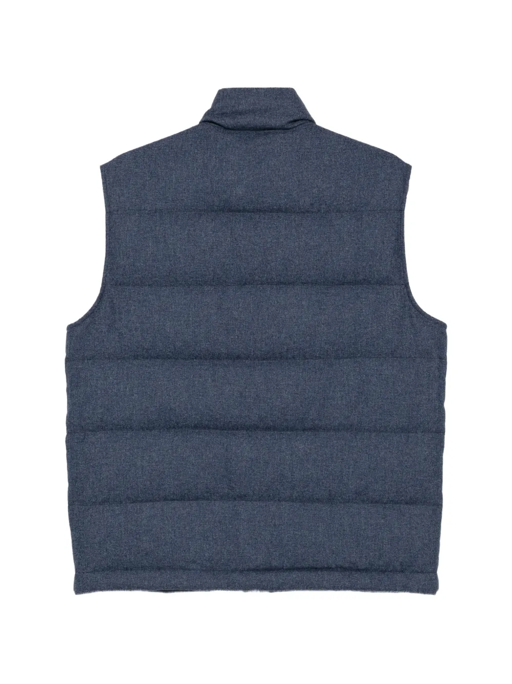 Eleventy quilted padded gilet Blauw