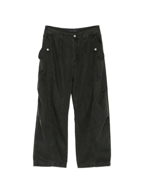 Juun.J logo-patch jeans 