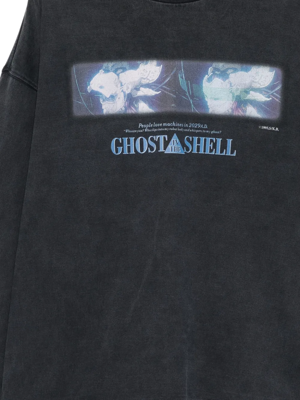 Juun.J Ghost In The Shell T-shirt met print Blauw
