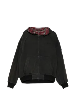 VETEMENTS ジップアップ パーカー | ブラック | FARFETCH JP