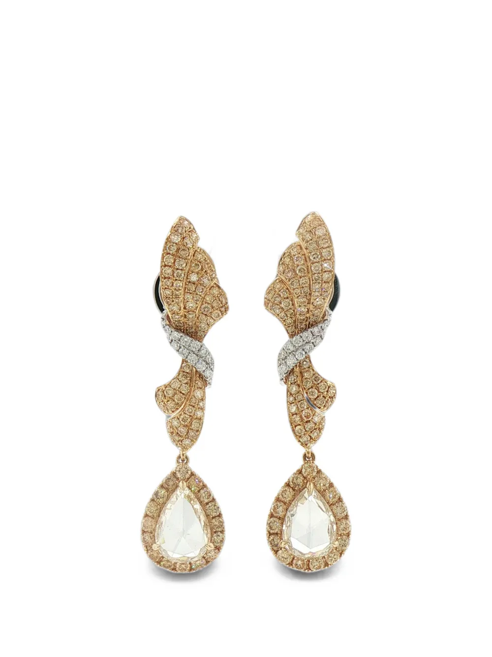 HYT Jewelry Rautenförmige Ohrringe - Gold