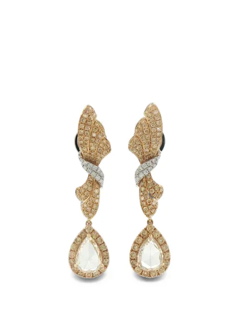 HYT Jewelry diamond drop earrings