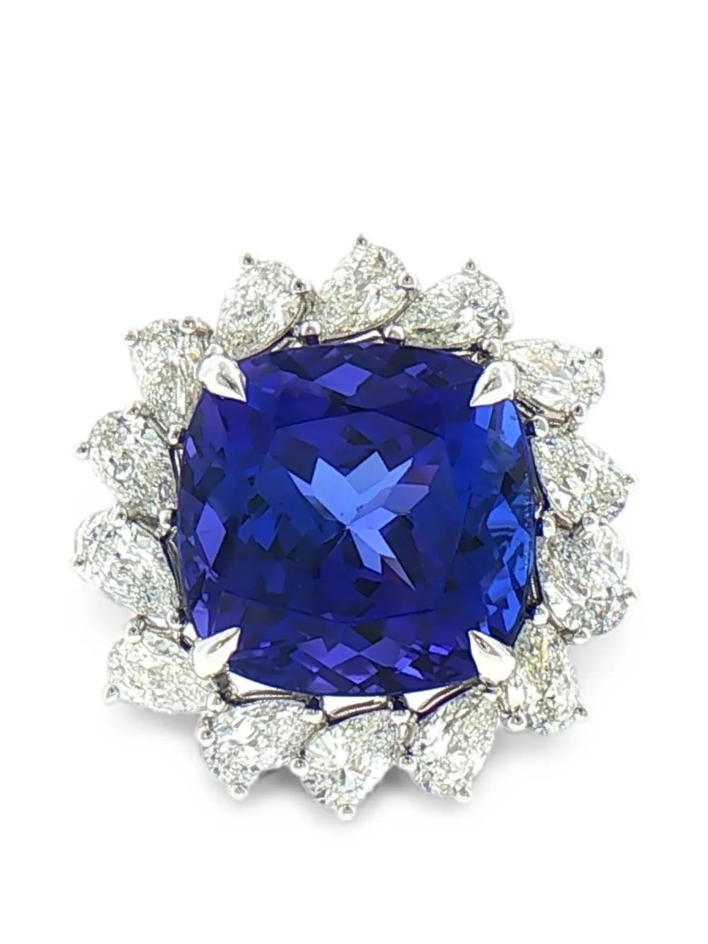 HYT Jewelry Ring mit Diamanten und Tansanit - Silber