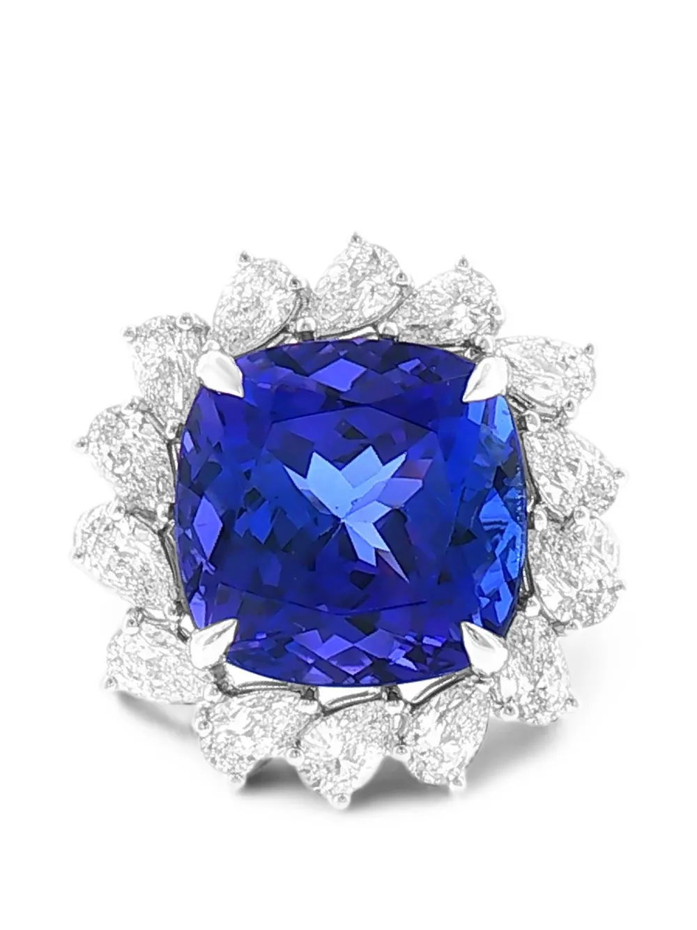 HYT Jewelry Ring mit Diamanten und Tansanit - Silber