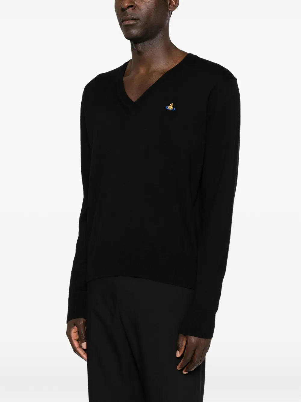 Vivienne Westwood Mark trui met V-hals Zwart