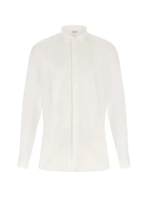 Pal Zileri pleated-bib tuxedo cotton shirt