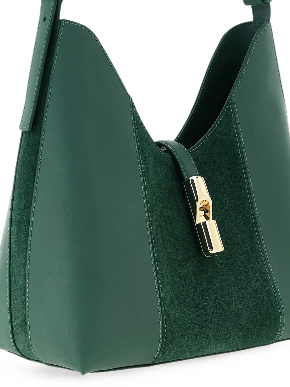 Furla Goccia M schoudertas Groen