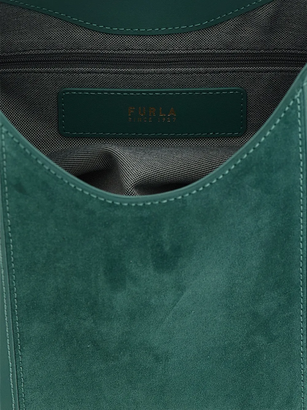 Furla Goccia M schoudertas Groen